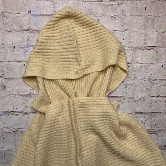 Free People Bottom Line Hooded Ribbed Cowl in Taupe - Picture 4 of 7
